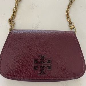 Burgundy Tory Burch Crossbody
